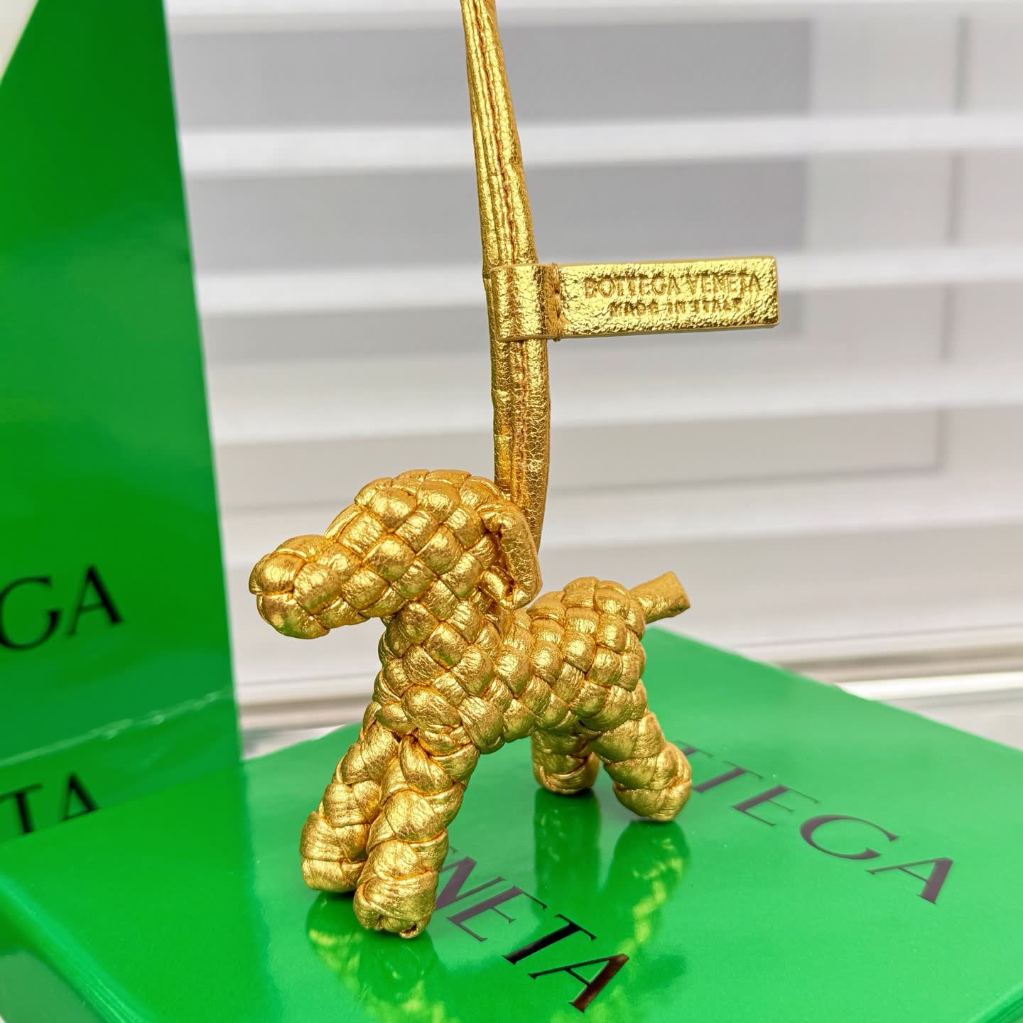 Bottega Veneta Golden Pony Bag Charm